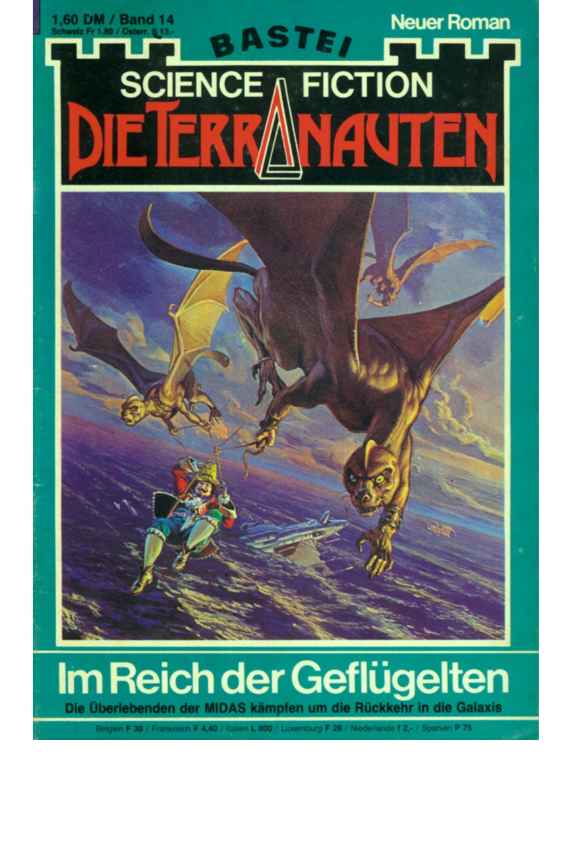 Original cover: Im Reich der Gefluegelten