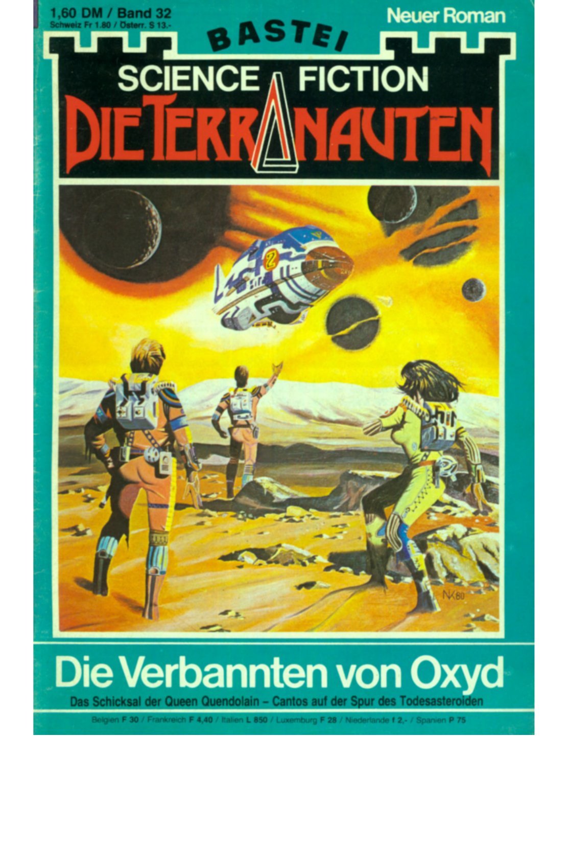 Original cover: Die Verbannten von Oxyd