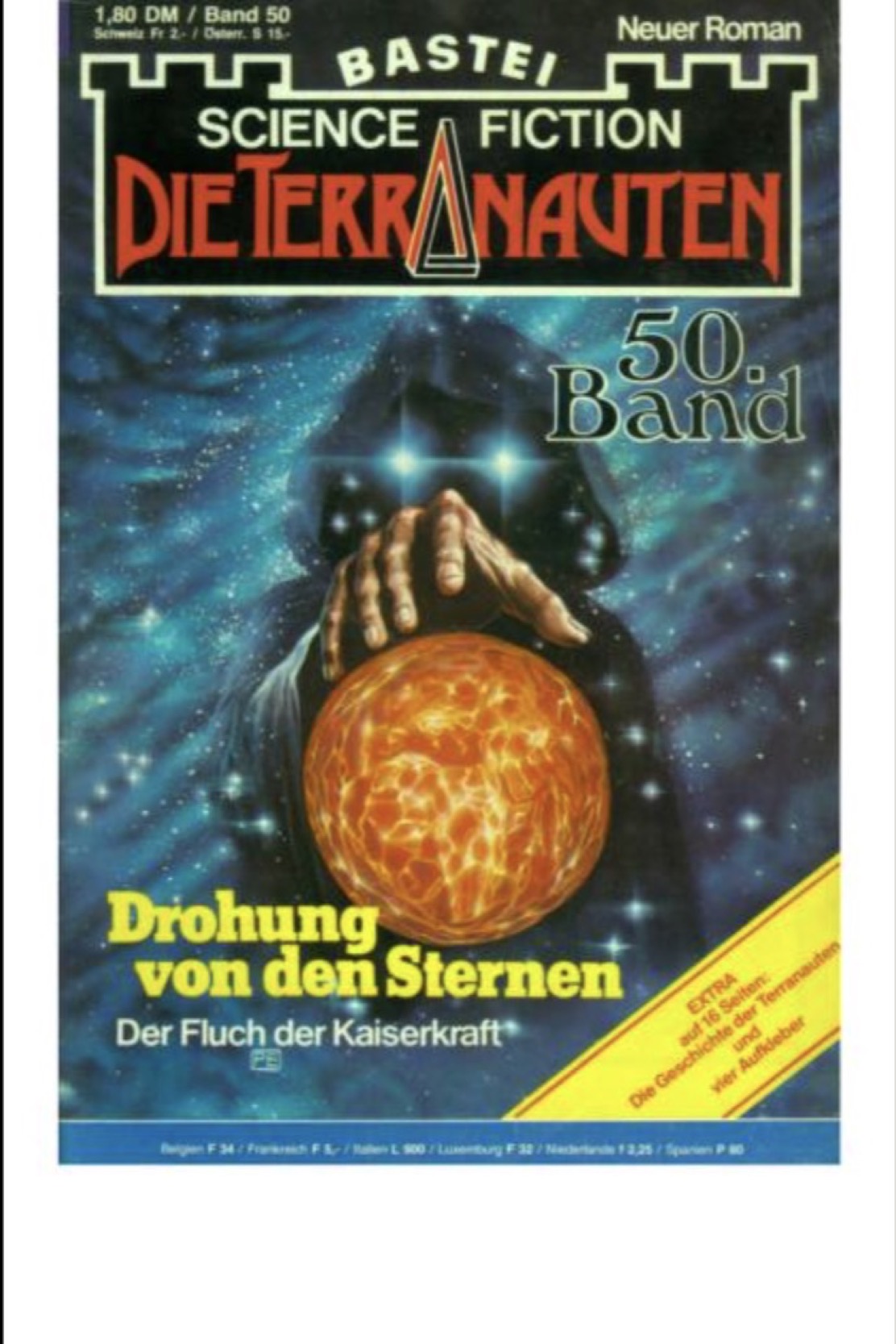 Original cover: Drohung von den Sternen