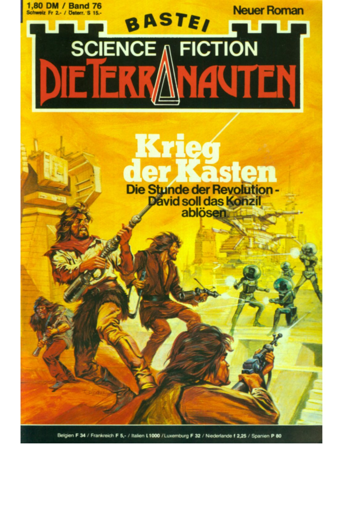 Original cover: Krieg der Kasten