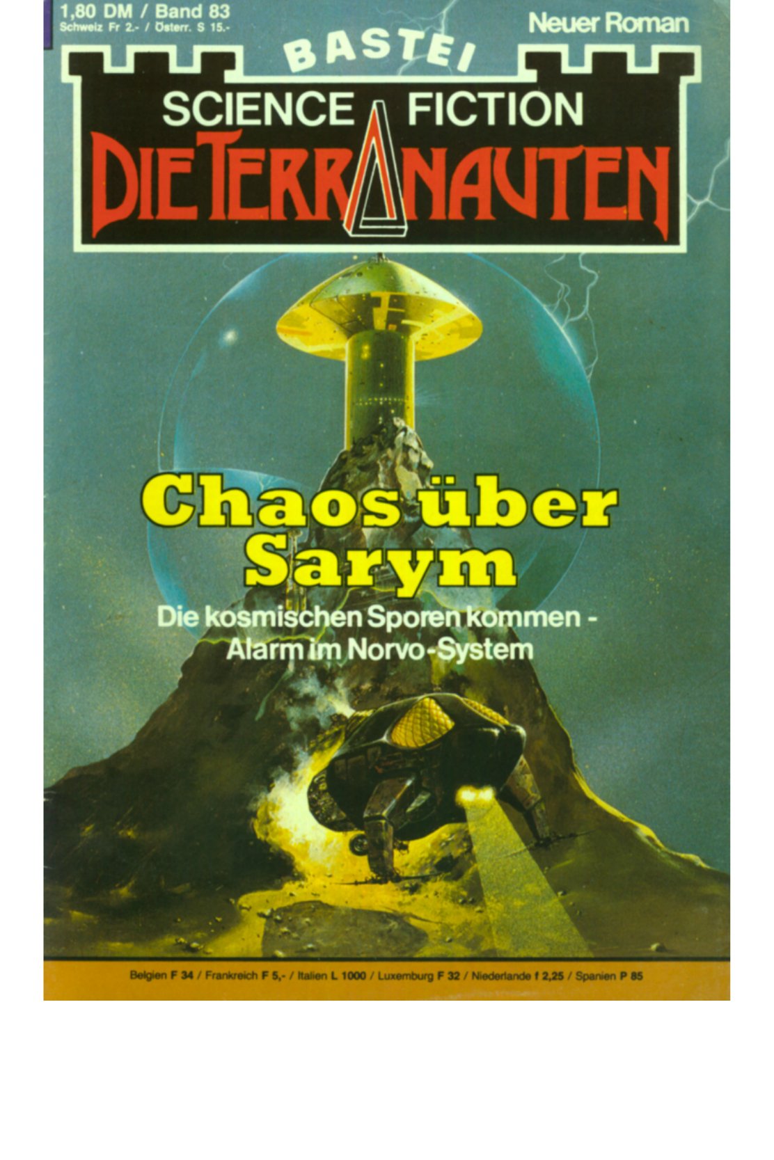 Original cover: Chaos über Sarym